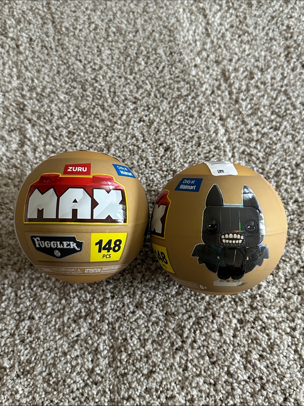 Bundle of 2 MAX Fuggler Brick Build Bat Set